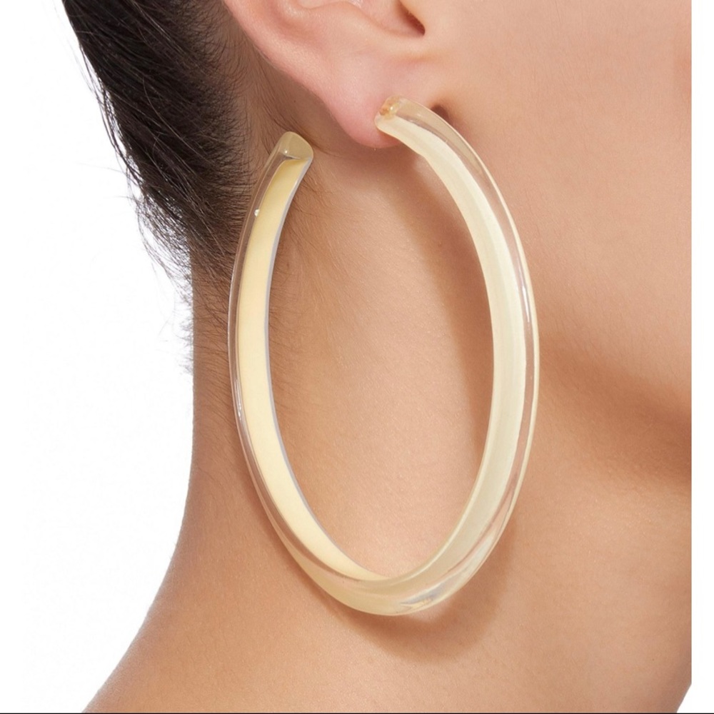 Alison Lou Large Yellow Jelly Hoops